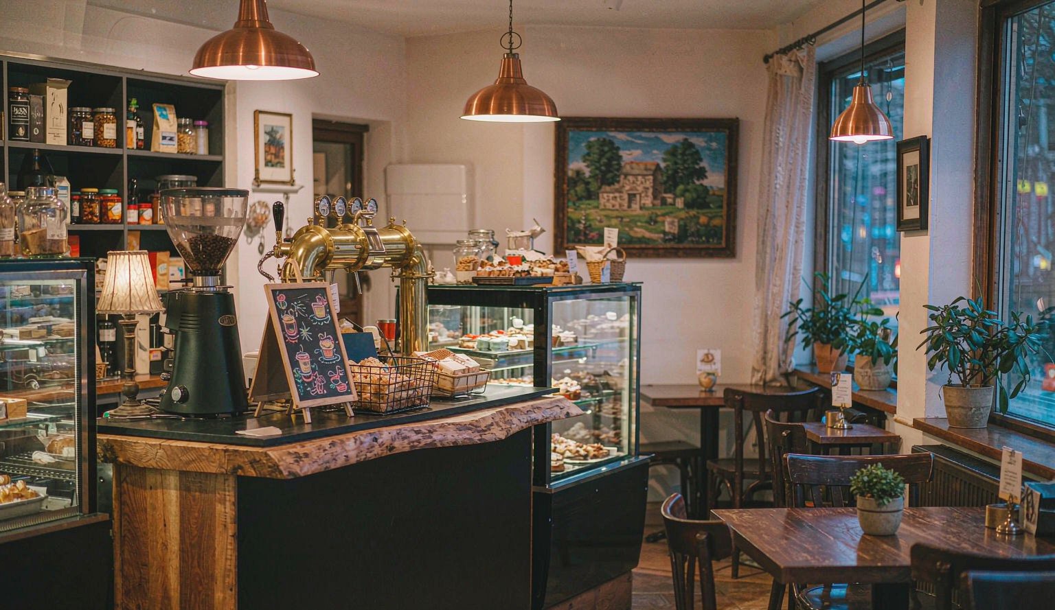 Home Independent coffee shop and deli counter